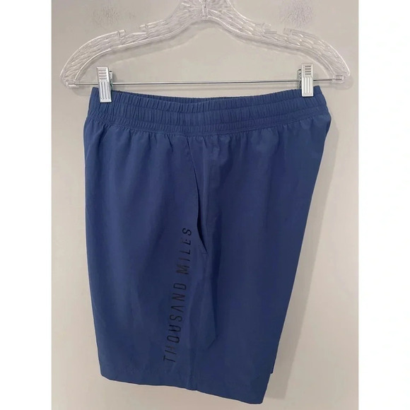 Thousand Miles Shorts Men’s Size Large Blue Motiv Workout Athletic Fit - Picture 8 of 12